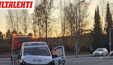 Poliisiauto onnettomuudessa Seinäjoella – Tältä paikalla näytti