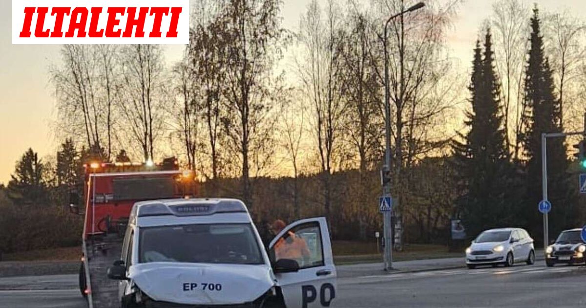 Poliisiauto onnettomuudessa Seinäjoella – Tältä paikalla näytti