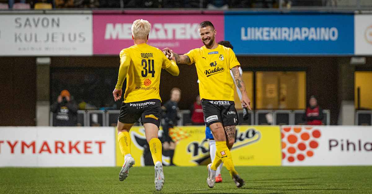 KuPS jatkoi HJK:n murheellista syksyä Veikkaus­liigassa – Inter kiri mestaruus­kamppailun ykkös­haastajaksi | Urheilu