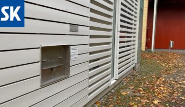 Rauman kirjaston palautusluukku on lukossa