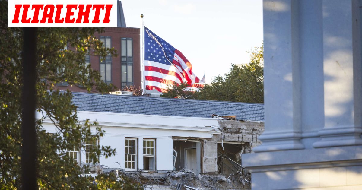 Purkutyöt alkoivat Valkoisessa talossa – Trump: "Jokaisen presidentin haave"