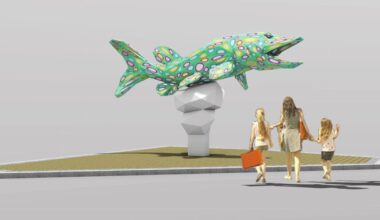 Turun sataman uuden terminaalin edustalle kohoaa tuhatkiloinen haukiveistos | Varsinais-Suomi