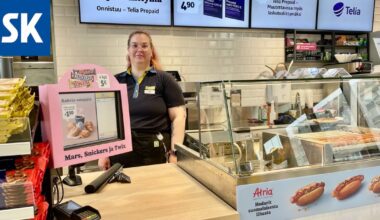 Linda Klimoff on Porin torin R-kioskin uusi kauppias