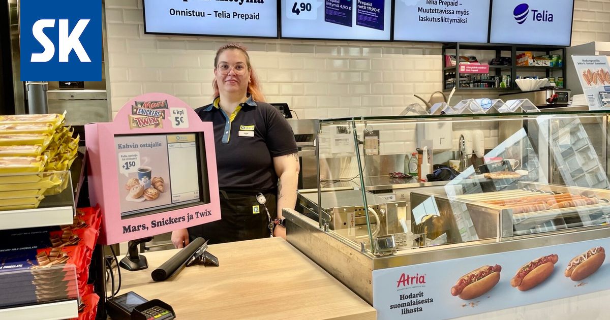 Linda Klimoff on Porin torin R-kioskin uusi kauppias