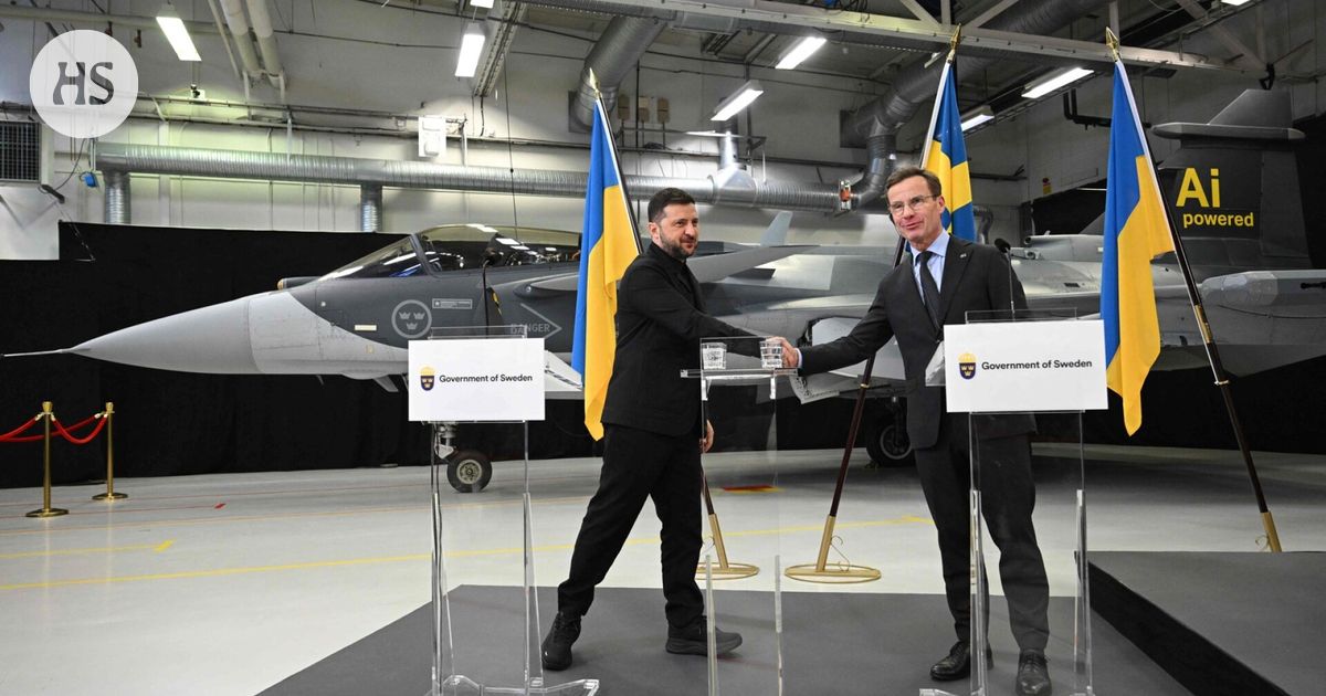 Ruotsi ja Ukraina tekivät aiesopimuksen hävittäjäkaupoista – Tätä se merkitsee