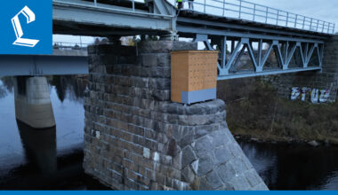 Uhanalaisen törmäpääskyn pesät hävitettiin Suutarinkorvan ratasillasta Rovaniemellä – linnuille asennettiin korvaava pesähotelli