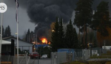 Valtava savupatsas näkyy Pirkkalasta Tampereelle asti: luvassa laajoja sähkökatkoja