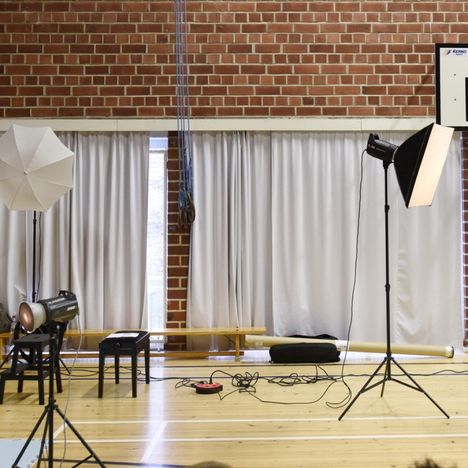 Koulukuvausta helsinkiläisessä koulussa maaliskuussa 2019.