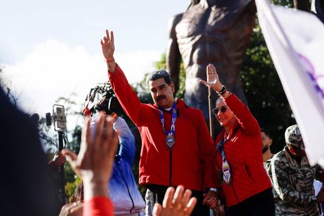 Venezuelan presidentti Nicolás Maduro lokakuussa Caracasissa.