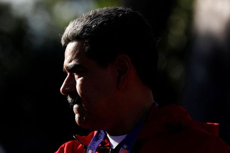 Venezuelan diktaattori Nicolás Maduro kampanjoi Caracasissa 12. lokakuuta.