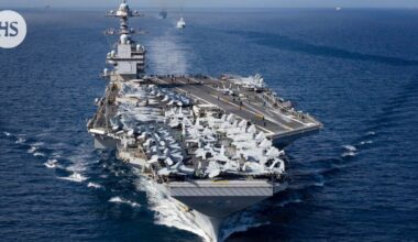 Kaikkien aikojen suurin sotalaiva saapuu uhmaamaan Venezuelaa