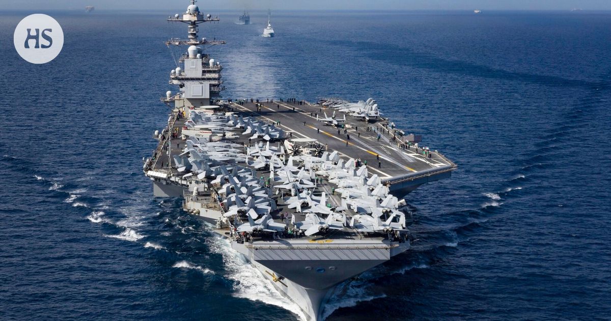 Kaikkien aikojen suurin sotalaiva saapuu uhmaamaan Venezuelaa