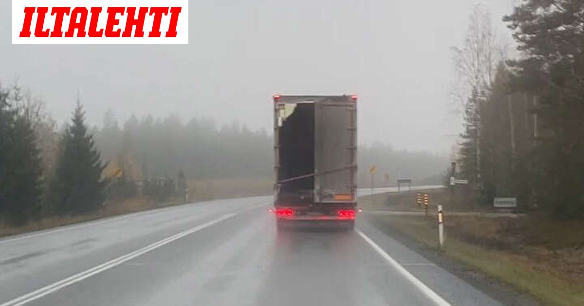 Elmo kiinnitti tarkempaa huomiota edessään ajaneeseen rekkaan – Paljastui pelottava näky