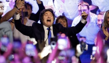 ”Anarkokapitalisti” Milein puolue voittamassa välivaalit selvin luvuin