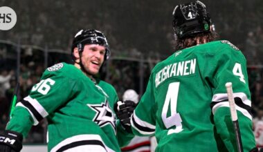 NHL: Mikko Rantanen iski voittomaalin, kiihkeä tuuletus