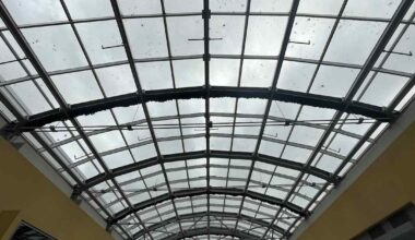 Kauppakeskuksen lasinen katto peittyi lokinkakkaan Mikkelissä - ”Luonto hoitaa puhdistuksen”, sanoo kiinteistöpäällikkö | Etelä-Savo