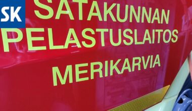 Lintu joutui liian pahaan pinteeseen Merikarvialla