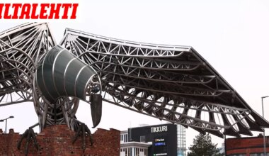 Pääradan varteen nousi jättimäinen taideteos – Hintalappu huimaa päätä