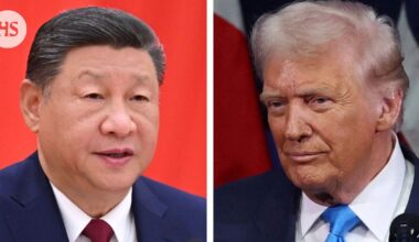 Yhdysvaltojen Donald Trump ja Kiinan Xi Jinping tapaavat