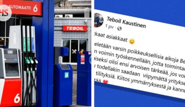Teboil-yrittäjä vetoaa asiakkaisiin: Maksakaa käteisellä