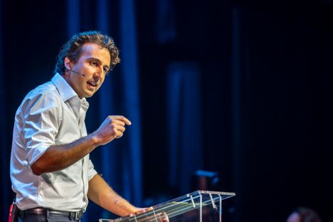GroenLinks-puolueen puheenjohtaja Jesse Klaver.