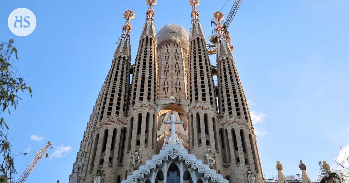 Sagrada Familiasta tuli maailman korkein kirkko