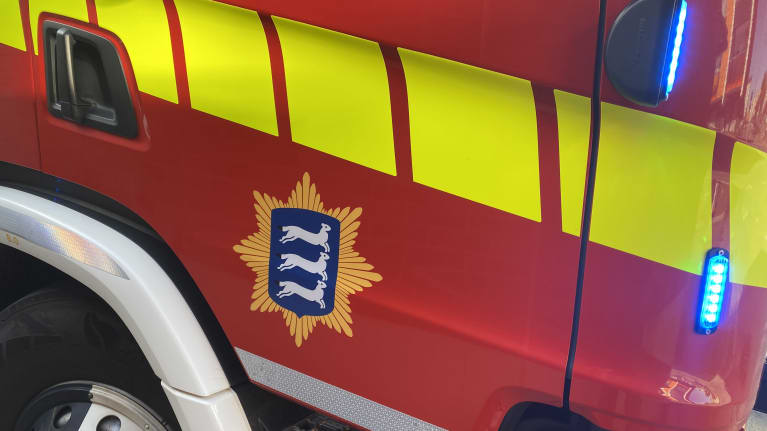 Etelä-Pohjanmaan pelastuslaitoksen paloauto.