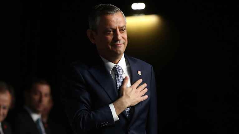 Turkin pääoppositiopuolueen puheenjohtaja Özgür Özel.