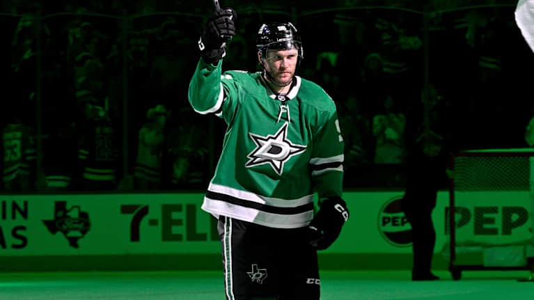 Mikko Rantanen valittiin ottelun tähdistöön. 