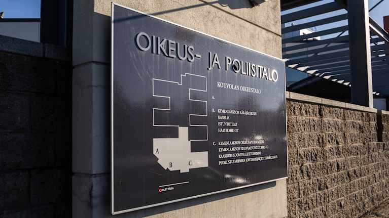 Kouvolan oikeus- ja poliisitalo.