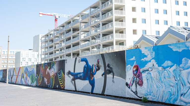 Paralympiakylä Milanossa.