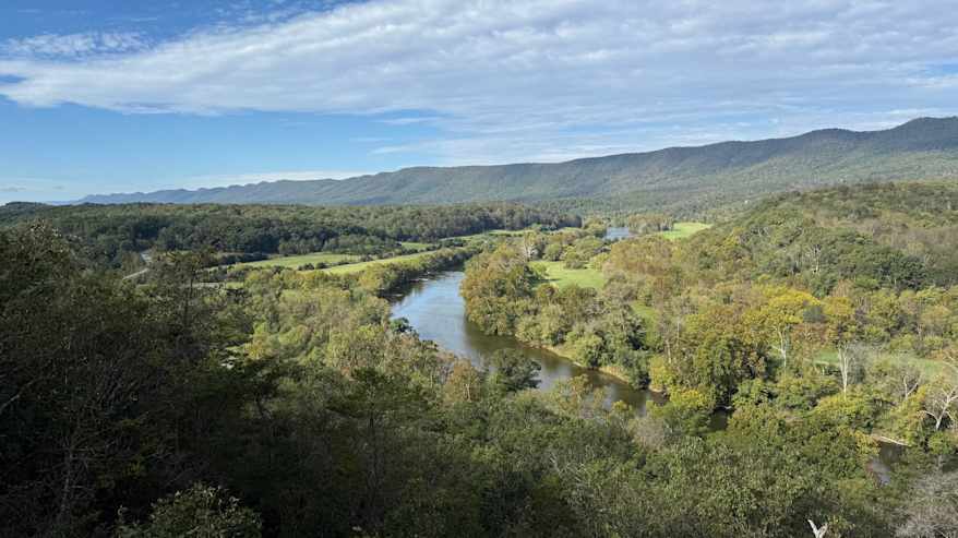 Shenandoahin laakson maisemaa.