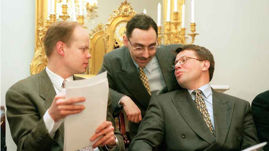 Olli-Pekka Heinonen, Ben Zyskowicz ja Kari Häkämies.