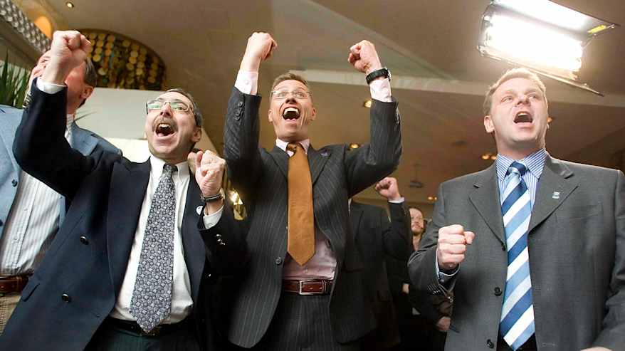 Ben Zyskowicz, Alexander Stubb ja Jan Vapaavuori.