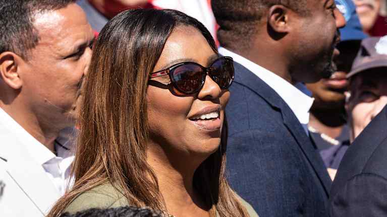 Letitia James kuvattuna syyskuussa 2025.