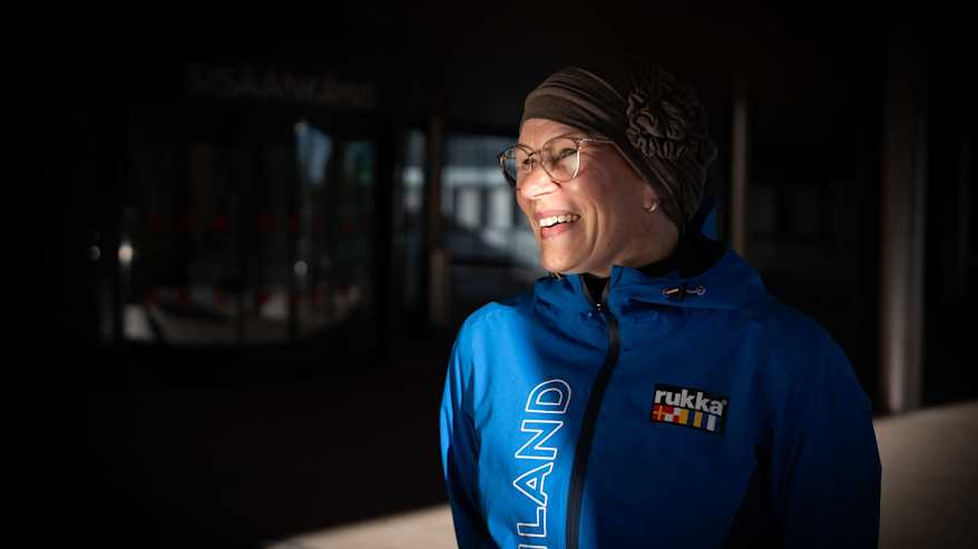 Trap-ampuja Noora Antikainen kotonaan Orimattilassa lokakuussa 2025. 