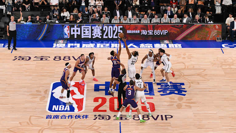 NBA-ottelu Macaossa, Kiinassa 12. lokakuuta.