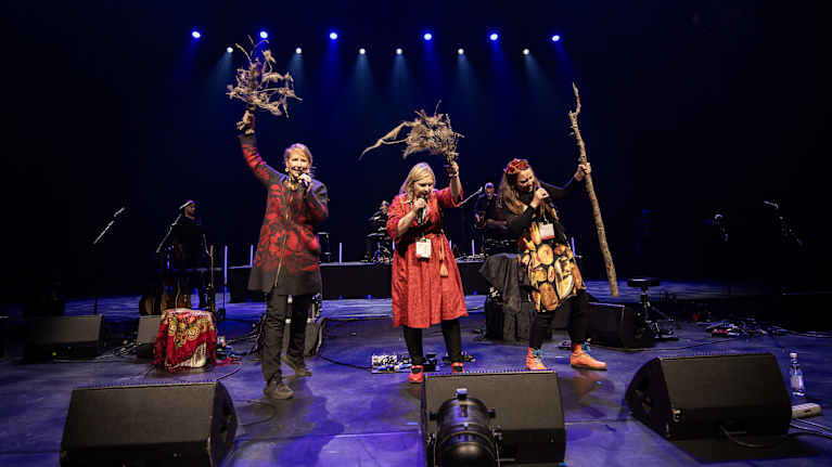 Värttinä Tampere-Talolla.