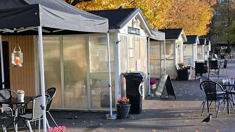 Lappeenrannan kauppatorin vetykioskeja.