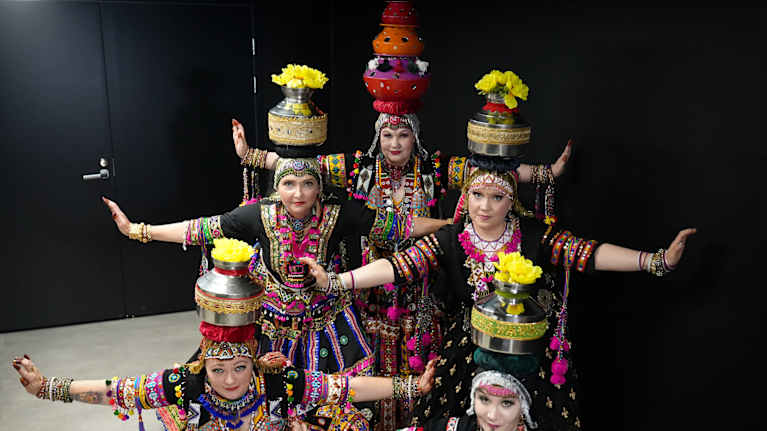 Hindujen Diwali-festivaalia Espoossa.