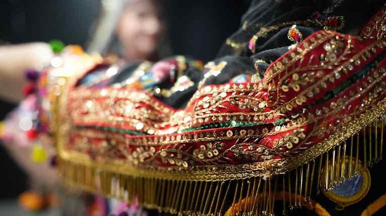 Hindujen Diwali-festivaalia Espoossa.