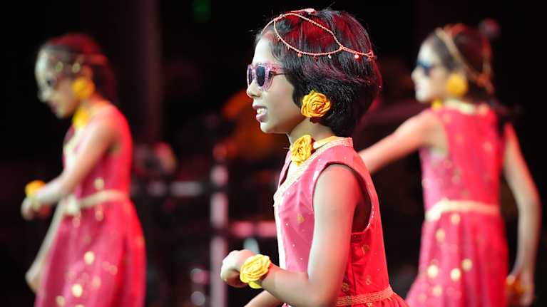 Hindujen Diwali-festivaalia Espoossa.