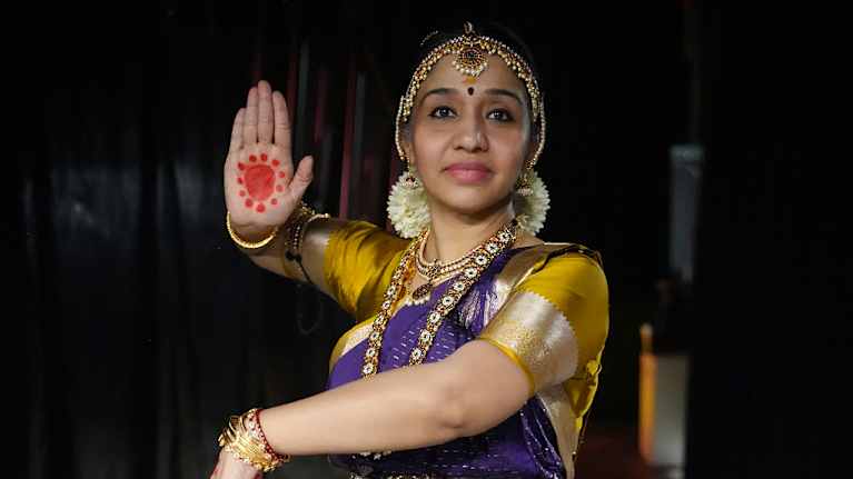 Hindujen Diwali-festivaalia Espoossa.