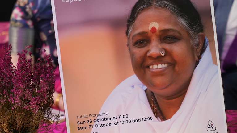 Hindujen Diwali-festivaalia Espoossa.