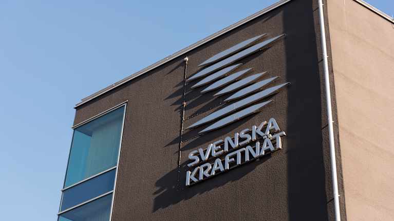 Ruotsin kantaverkkoyhtiö Svenska kraftnätin päärakennus Ruotsin Sundbybergissä.