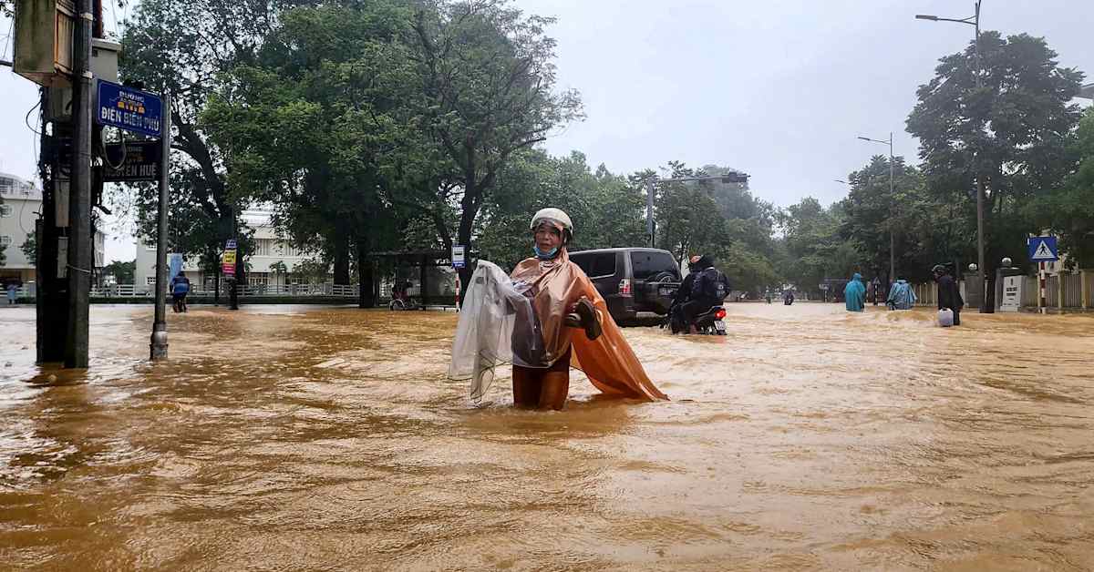 Sade-ennätys Vietnamissa – vuorokaudessa jopa 1,7 metriä vettä | Uutisia lyhyesti