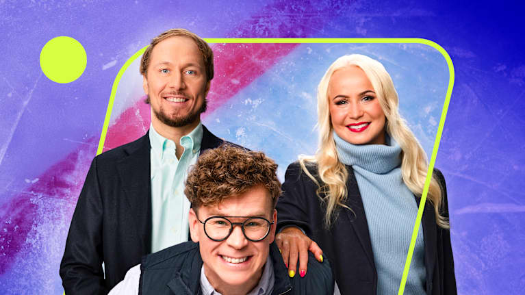 Talviolympialaiset Milano Cortina 2026 jääkiekon juontajat key-image 1:1-formaatti.