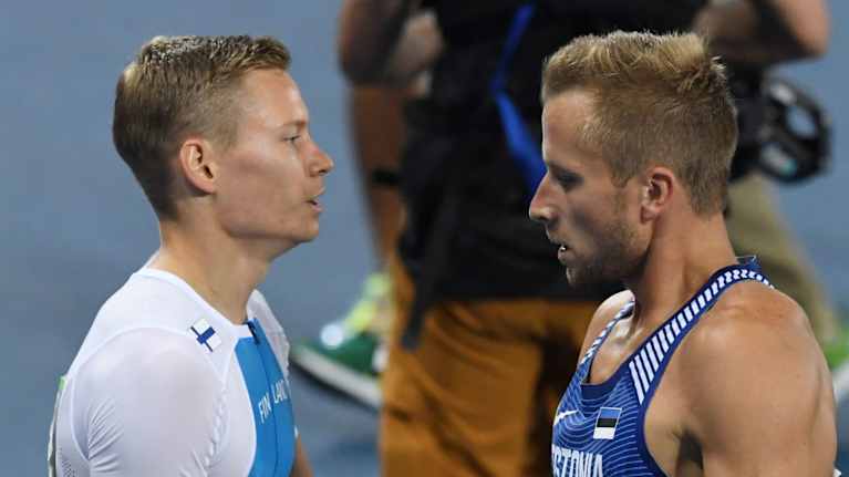 aitajuoksijat Oskari Mörö ja Rasmus Mägi.