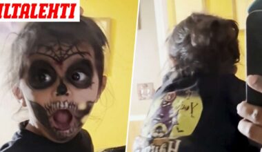 Taapero pyysi äidiltään meikkiä – ei arvannut, millainen yllätys katsoi peilistä