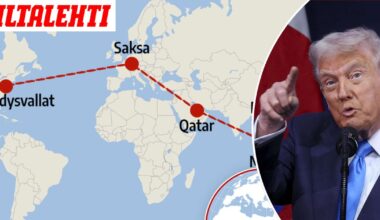 Trump meni koko Maan ympäri – Kuva näyttää